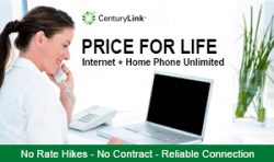 CenturyLink Internet plus home phone service